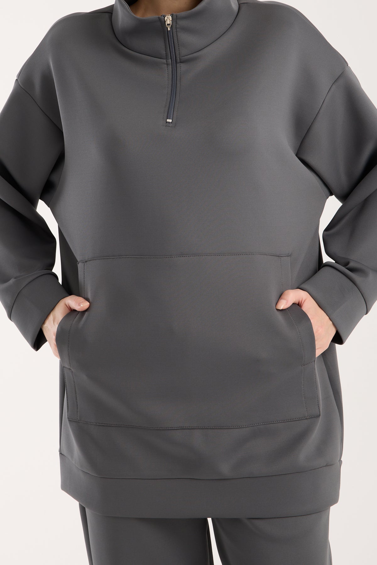 Verona Zippered Set Grey