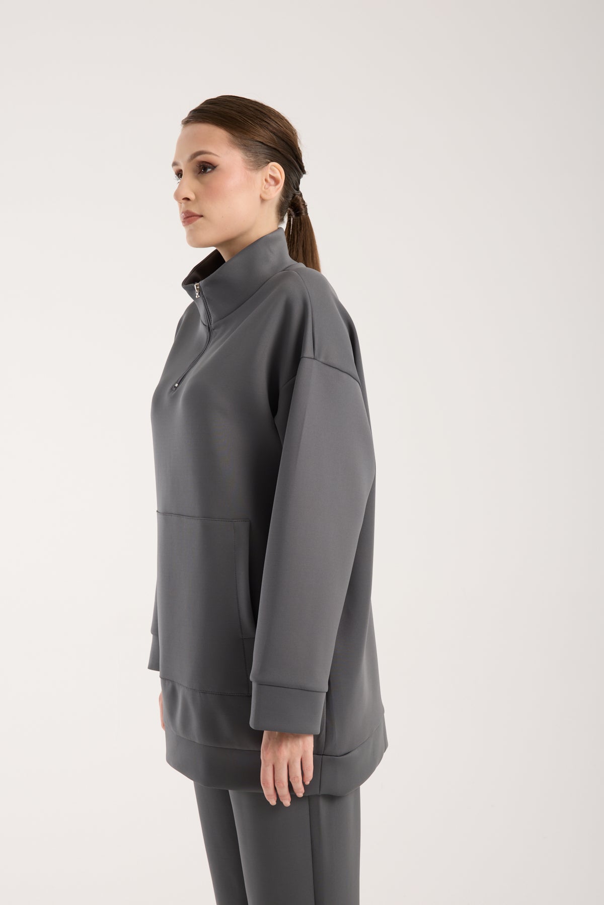 Verona Zippered Set Grey