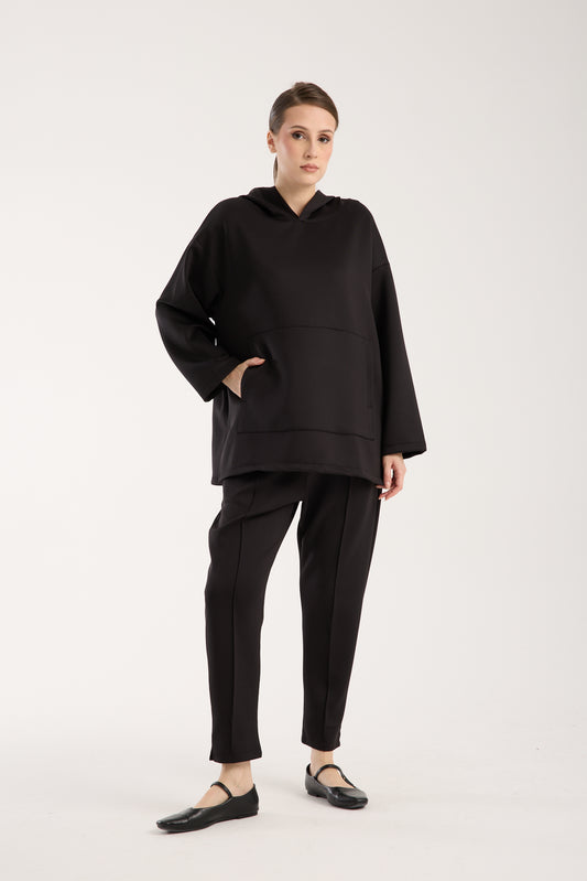 Scuba Hooded Set Black