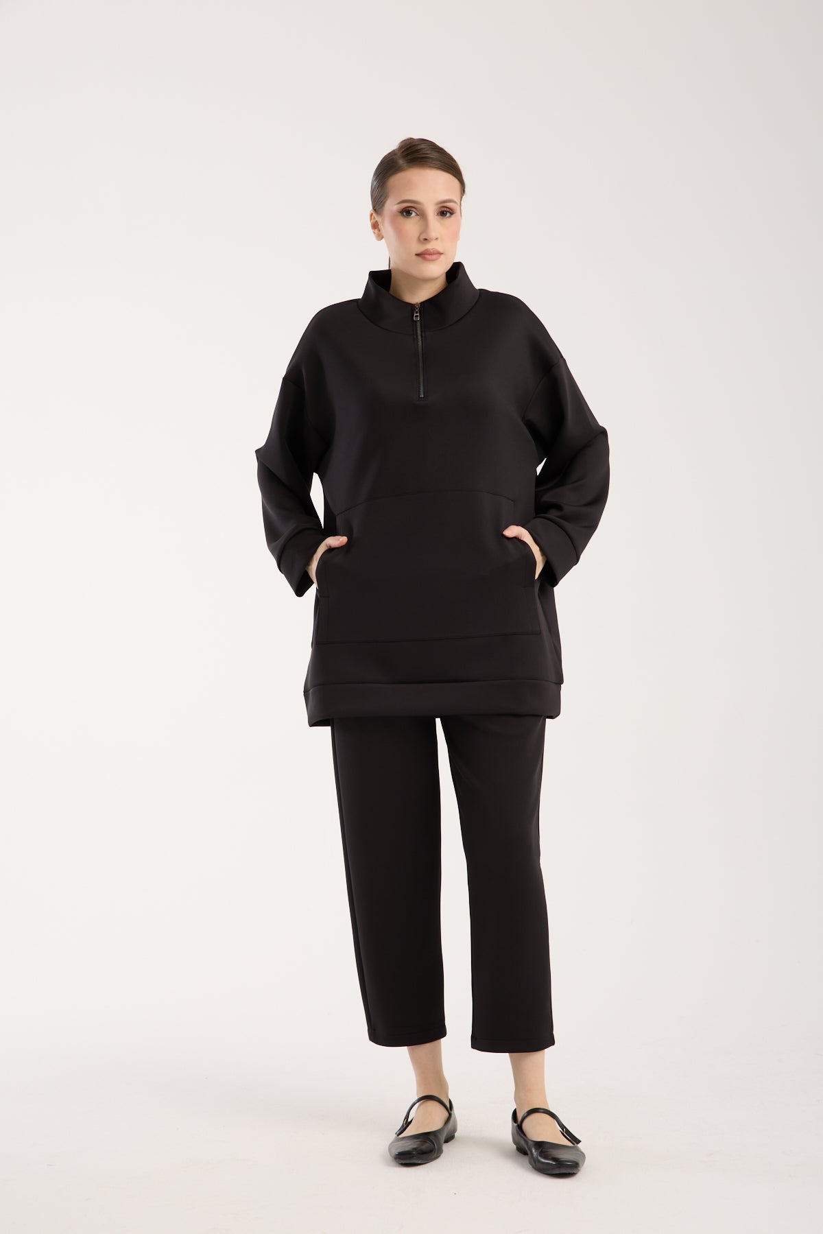 Verona Zippered Set Black