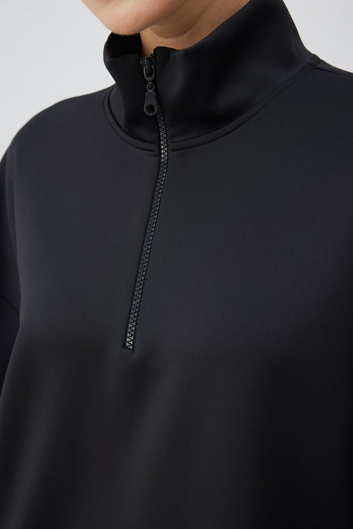 VERONA ZIPPERED SET BLACK