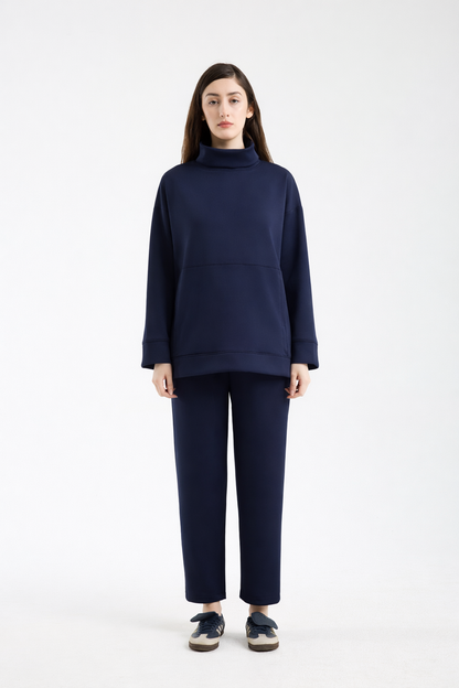 Scuba Sculpted Neck Set Blue