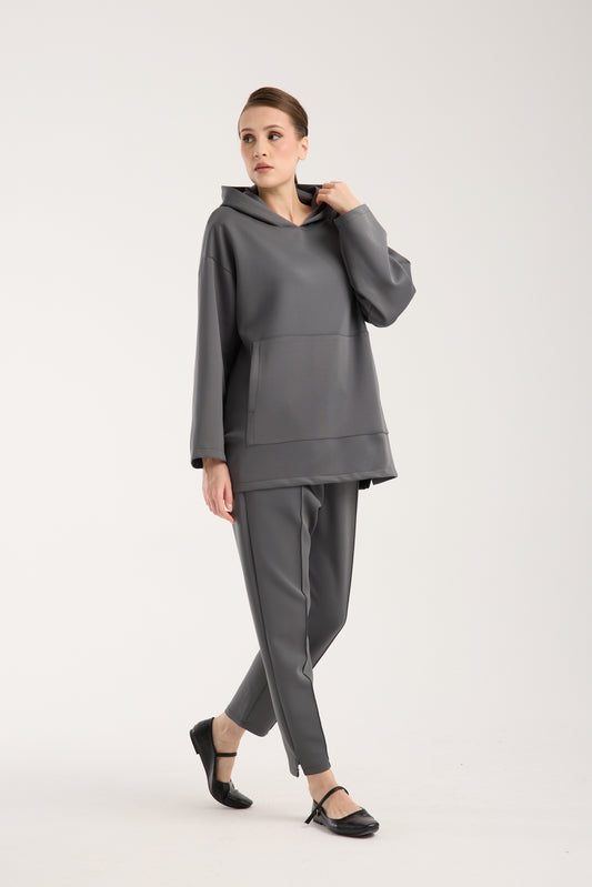 Scuba Hooded Set Grey