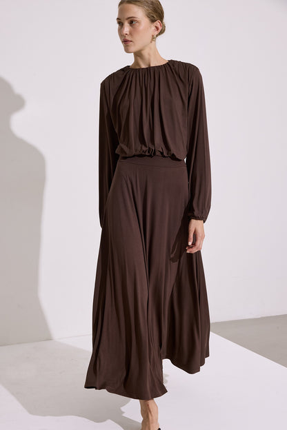 Flowing Skirt Brown