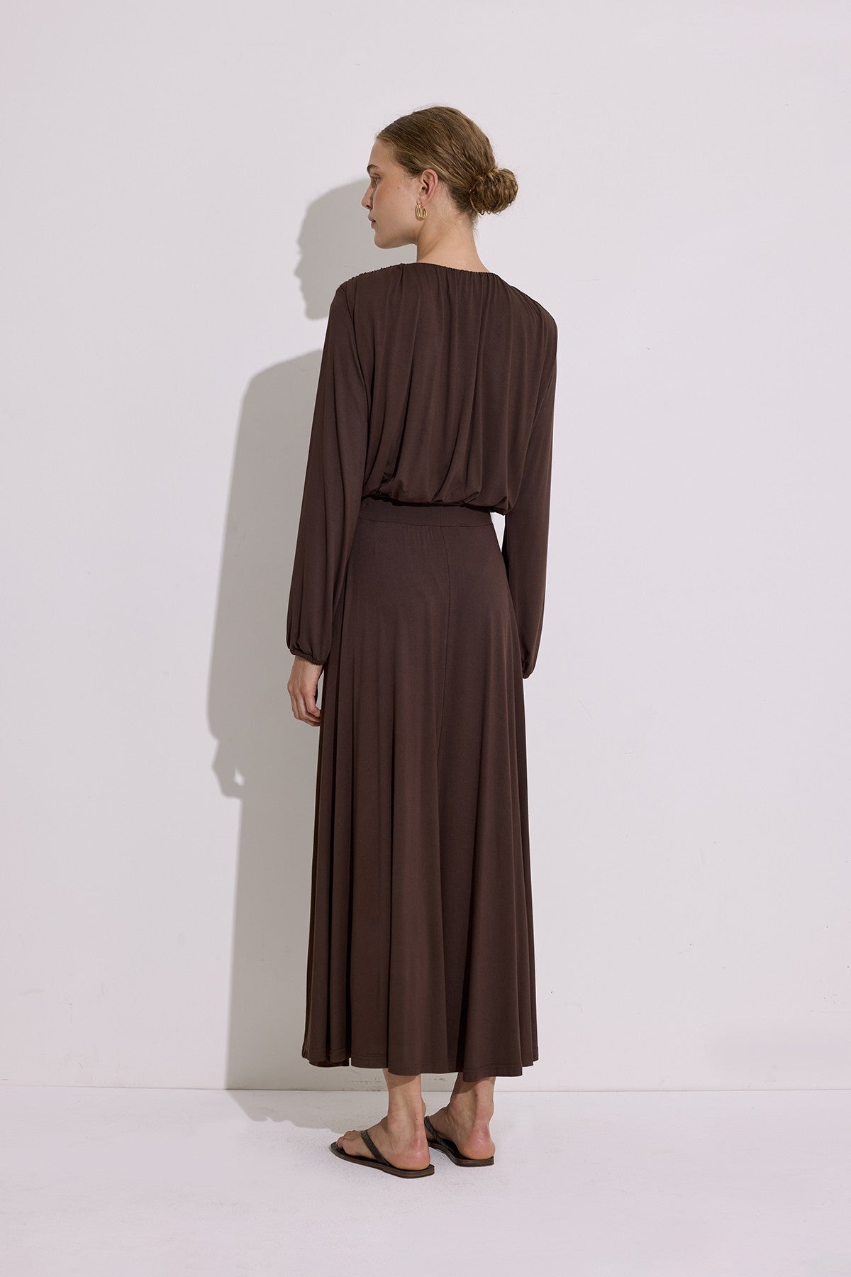 Flowing Skirt Brown