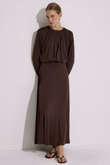 Flowing Skirt Brown