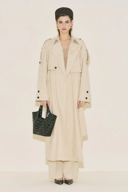 LIMITED EDITION WIDE SLEEVE TRENCH COAT BEIGE
