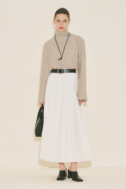 Crush Fabric Blouse Stone