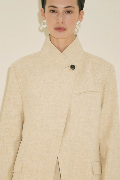 Milanda Blazer Jacket Cream
