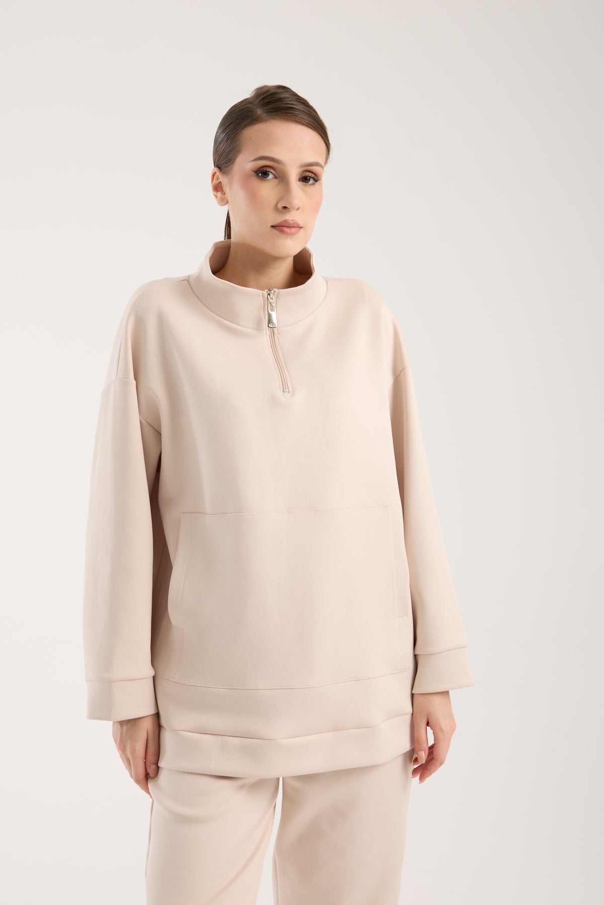 Verona Zippered Set Soft Beige