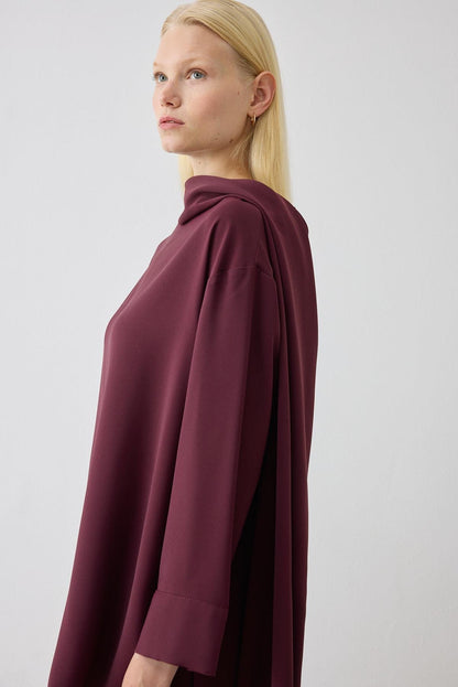 EVA CREPE SHAWL BLOUSE - PALAZZO PANTS SET