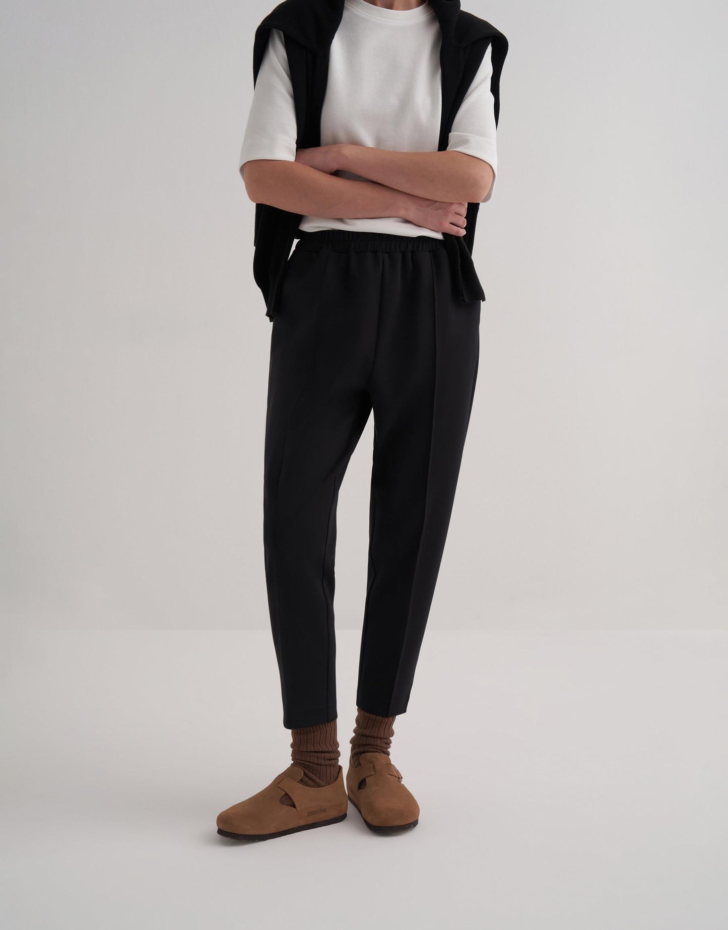 Carrot Form Scuba Pants Black