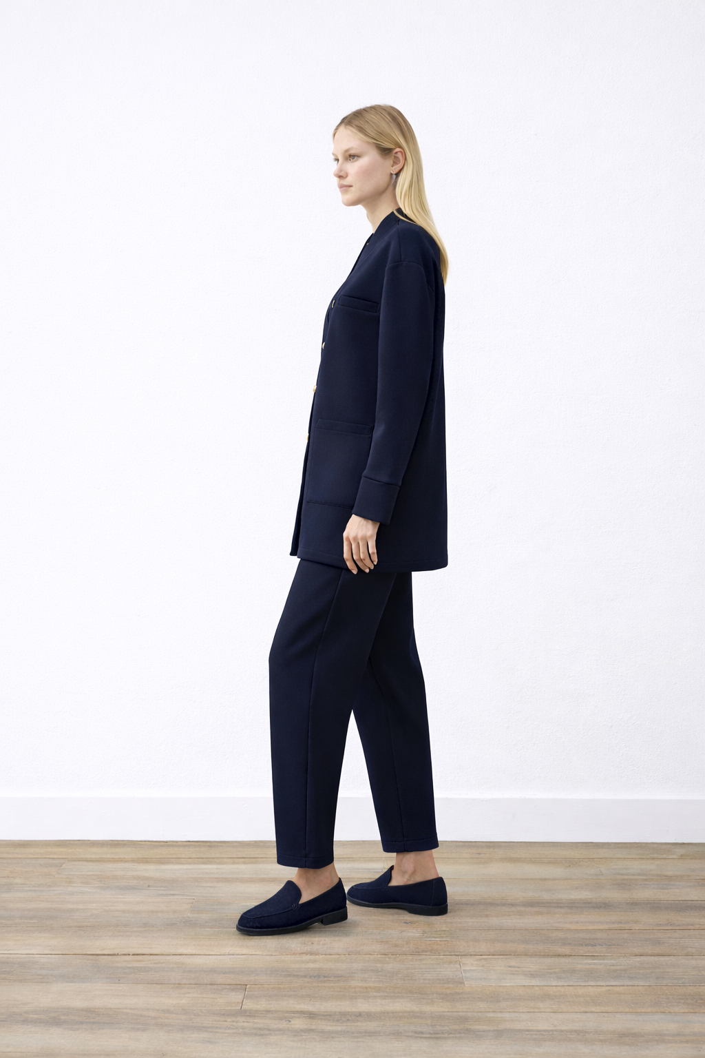 Marta Puf College Cardigan Blue