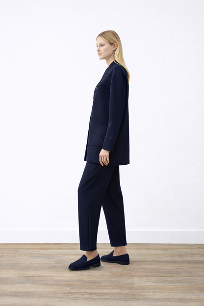 Marta Puf College Cardigan Blue