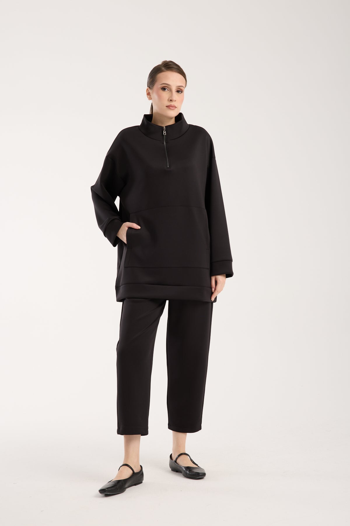 Verona Zippered Set Black