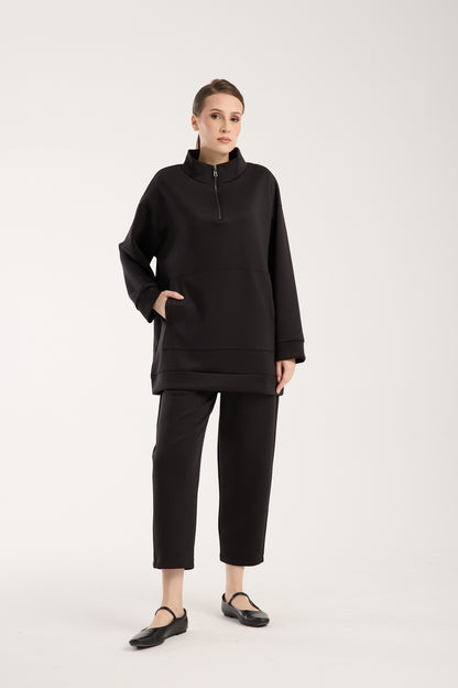 Verona Zippered Set Black