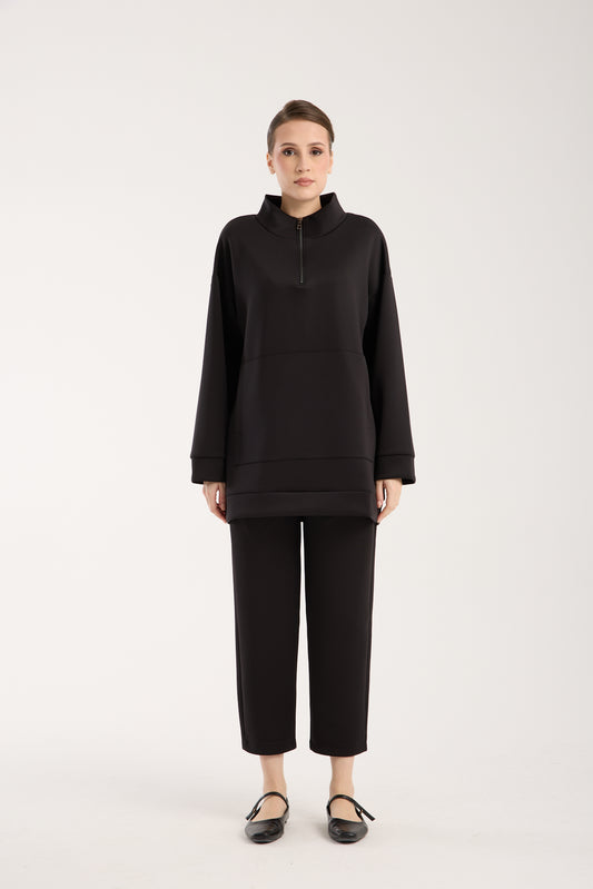 Verona Zippered Set Black