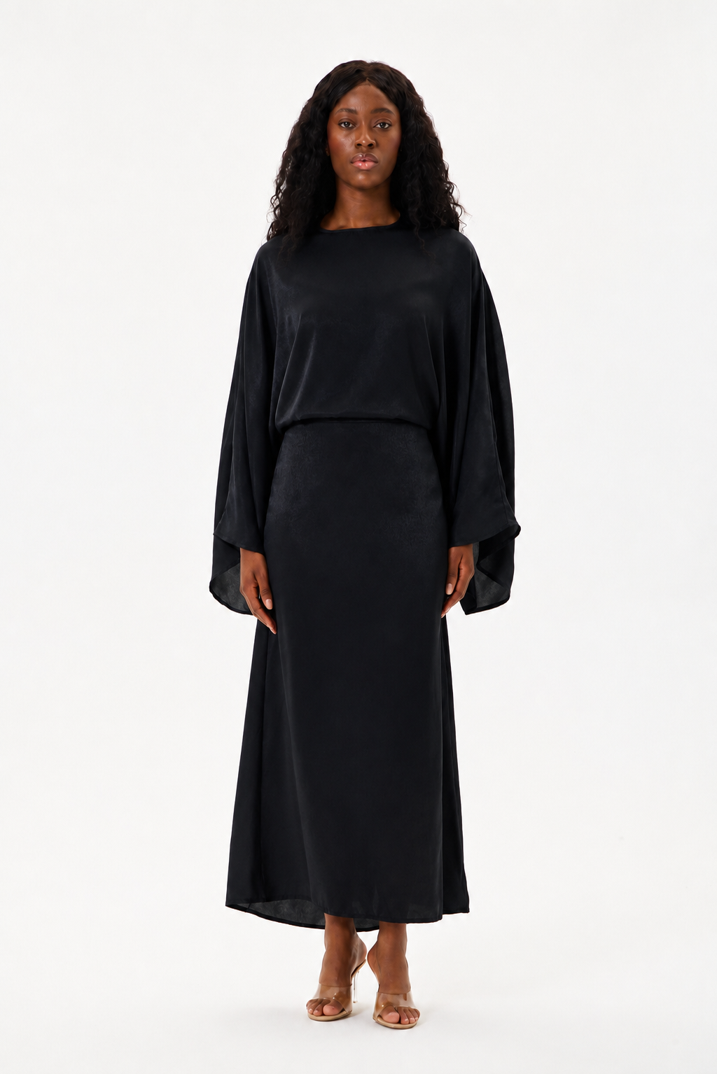 Tie Waist Dress Black