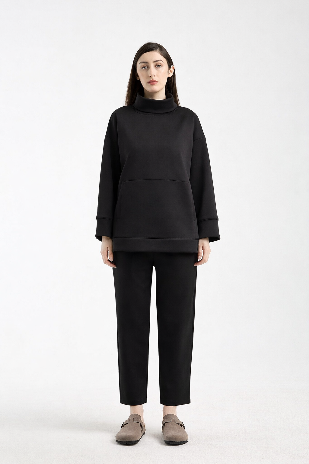 Scuba Sculpted Neck Set Black