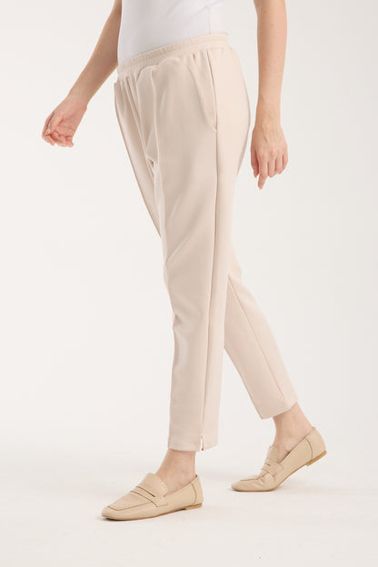 Scuba Hooded Set Soft Beige