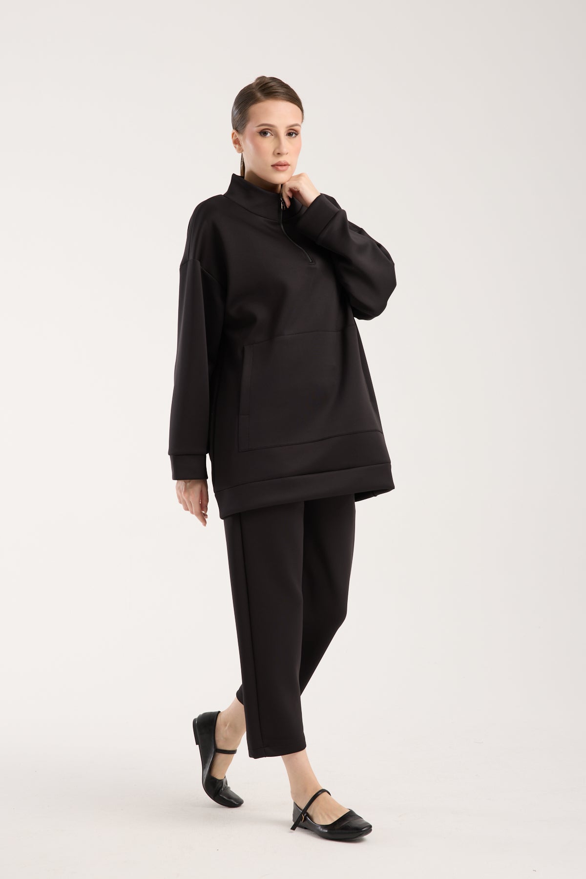 Verona Zippered Set Black