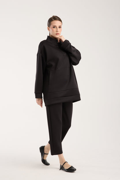 Verona Zippered Set Black