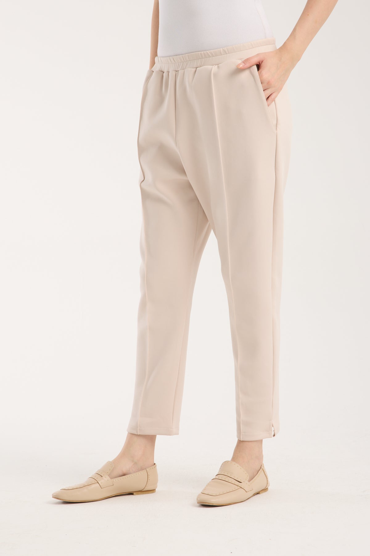 Scuba Hooded Set Soft Beige