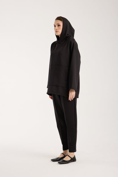 Scuba Hooded Set Black