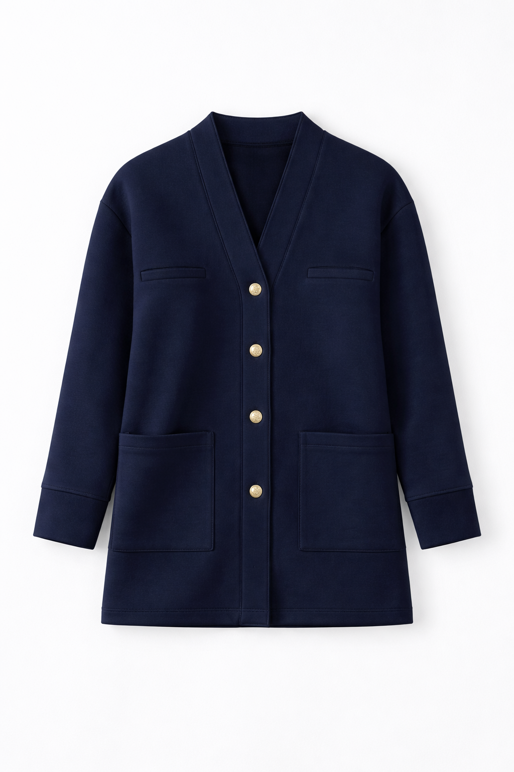 Marta Puf College Cardigan Blue