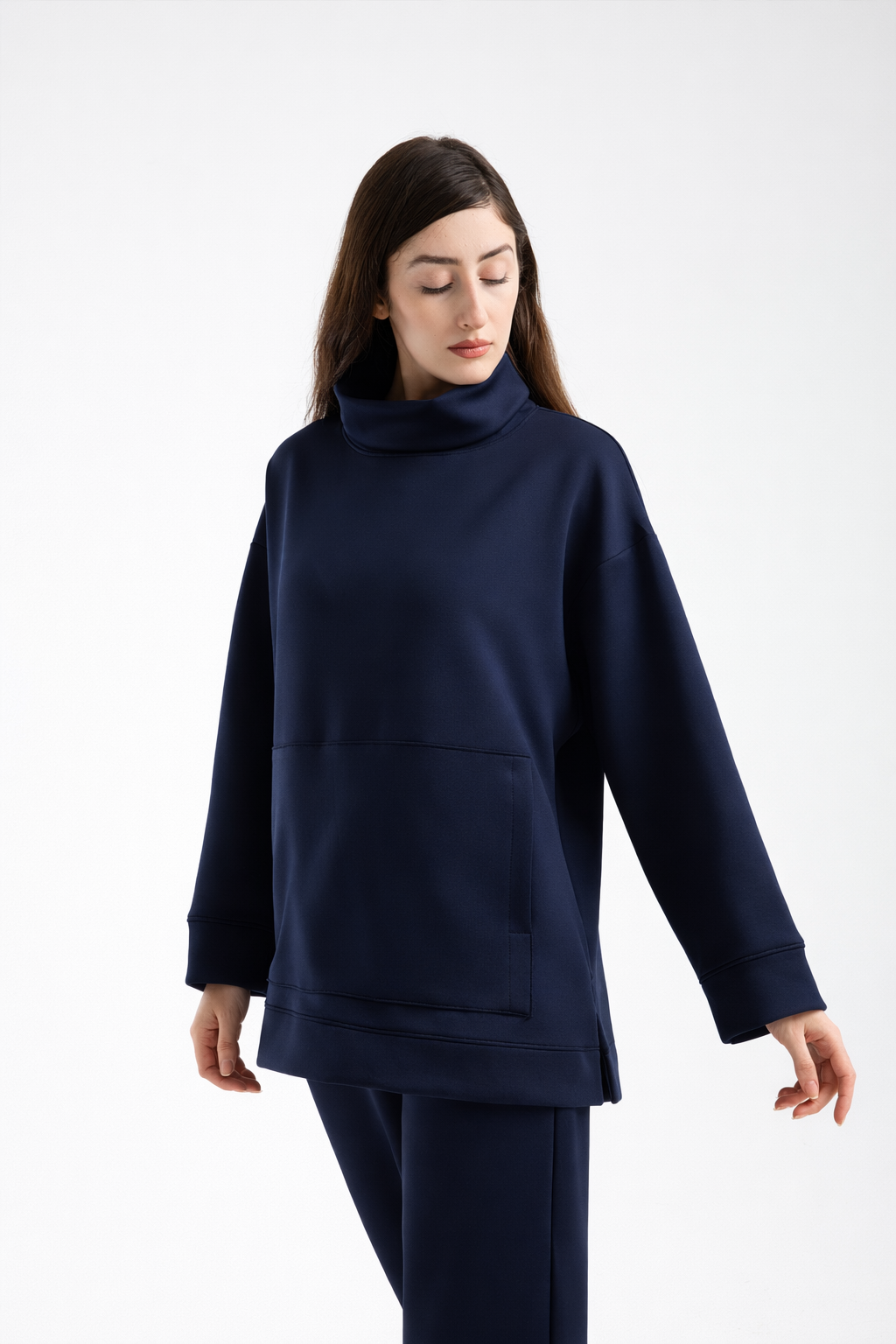 Scuba Sculpted Neck Set Blue