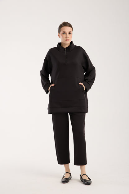 Verona Zippered Set Black