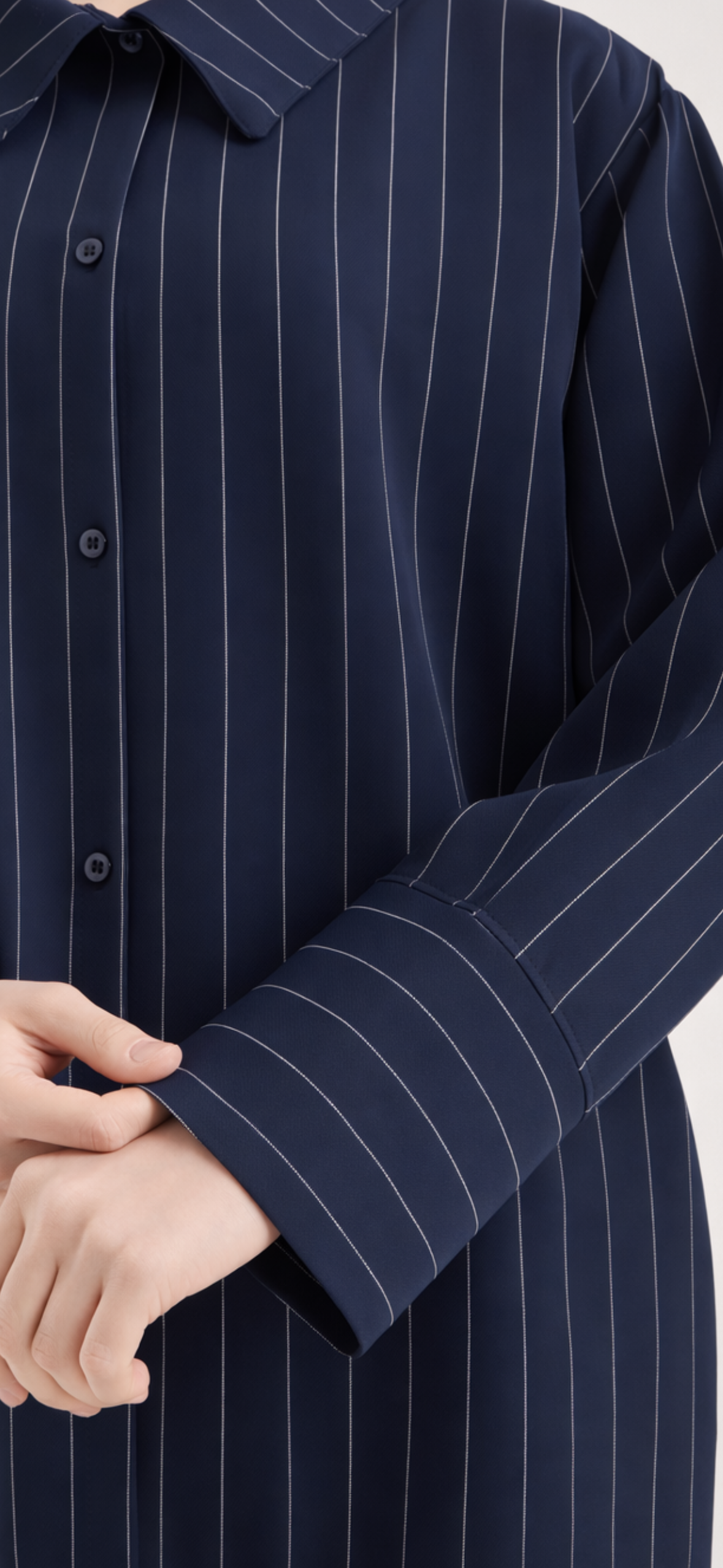 Dory Modal Blouse and Trousers Set Indigo Blue