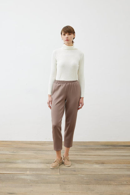 Scuba Carrot Pants Taupe/Etup