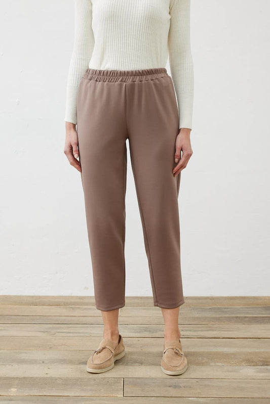 Scuba Carrot Pants Taupe/Etup